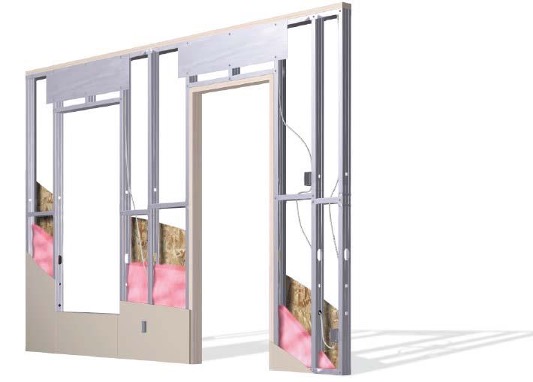 steel wall framing illustration